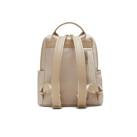 天美意2025秋新款商场同款纯色百搭休闲外出女双肩包X3176CX5