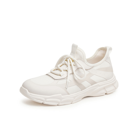 天美意2025春新款休闲百搭运动舒适透气轻便男网运动鞋WYD25AM5