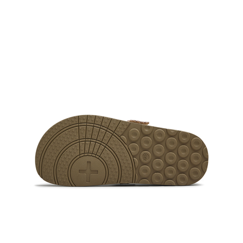 天美意2025秋新款休闲百搭纯色复古外穿半拖女勃肯鞋KK050CA5