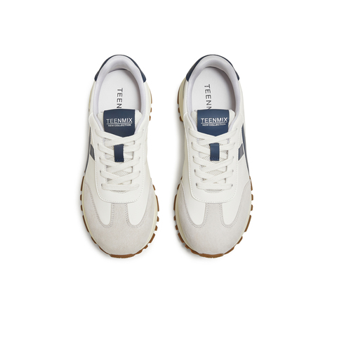 天美意2025秋新款商场同款潮流拼色阿甘鞋时尚女休闲鞋BL811CM5