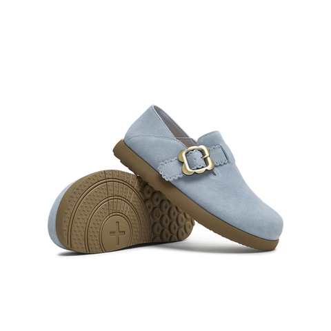 天美意2025秋新款休闲百搭纯色复古外穿半拖女勃肯鞋KK050CA5