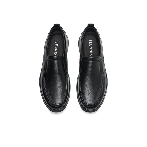 天美意2025春新款商场同款一脚蹬爸爸鞋通勤男休闲皮鞋3TK01AM5