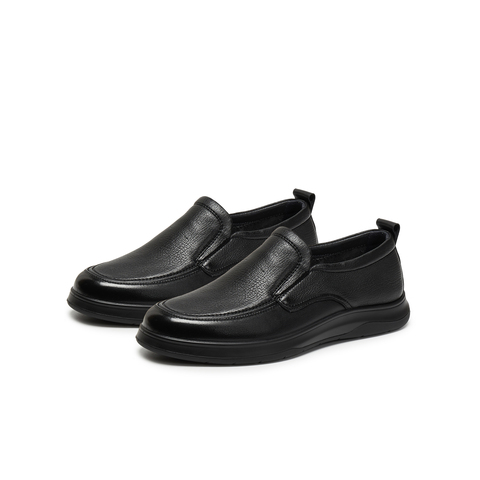 天美意2025秋新款商场同款复古一脚蹬通勤男休闲皮鞋3WR01CM5