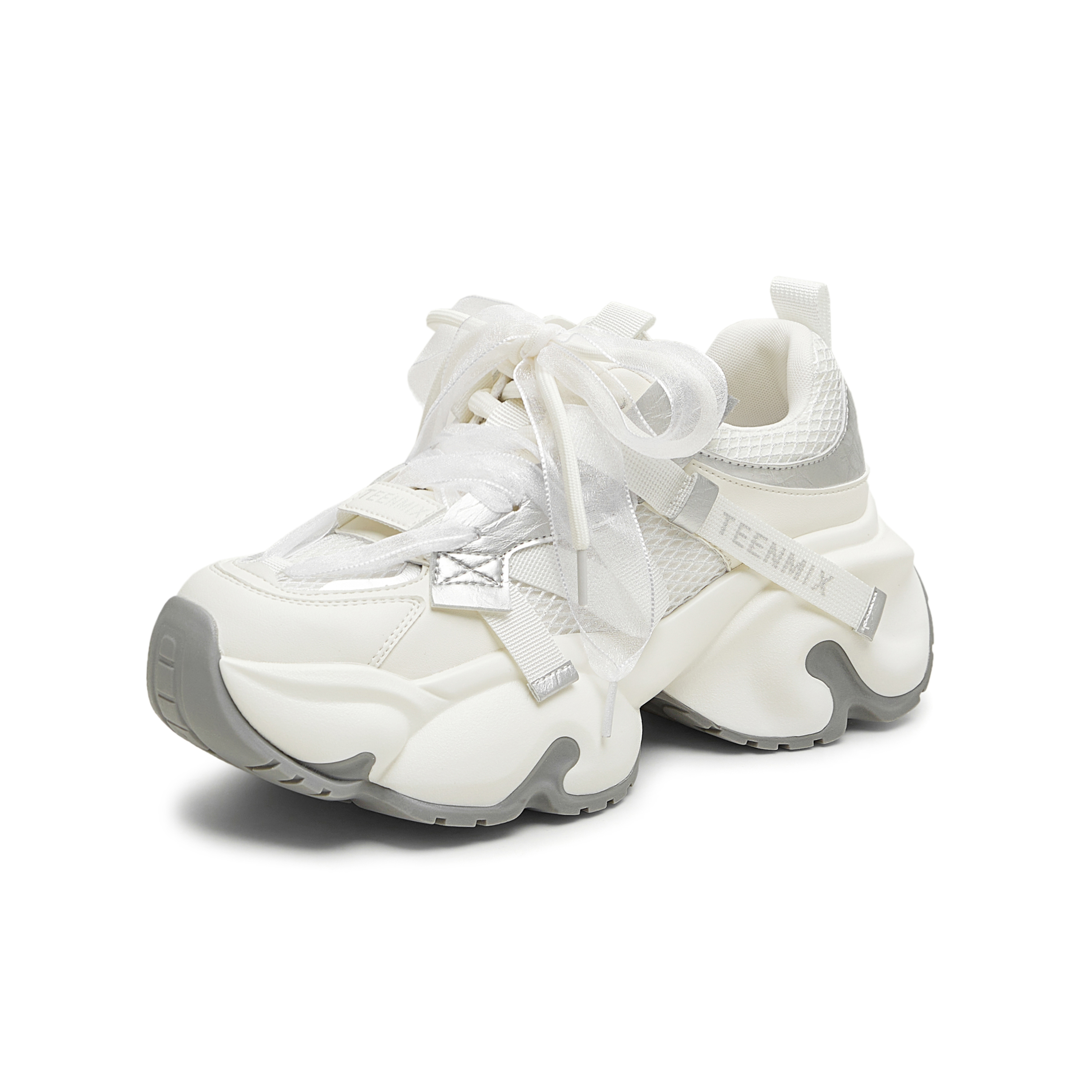 天美意2025秋新款时髦运动闲百搭老爹鞋女休闲鞋KD117CM5