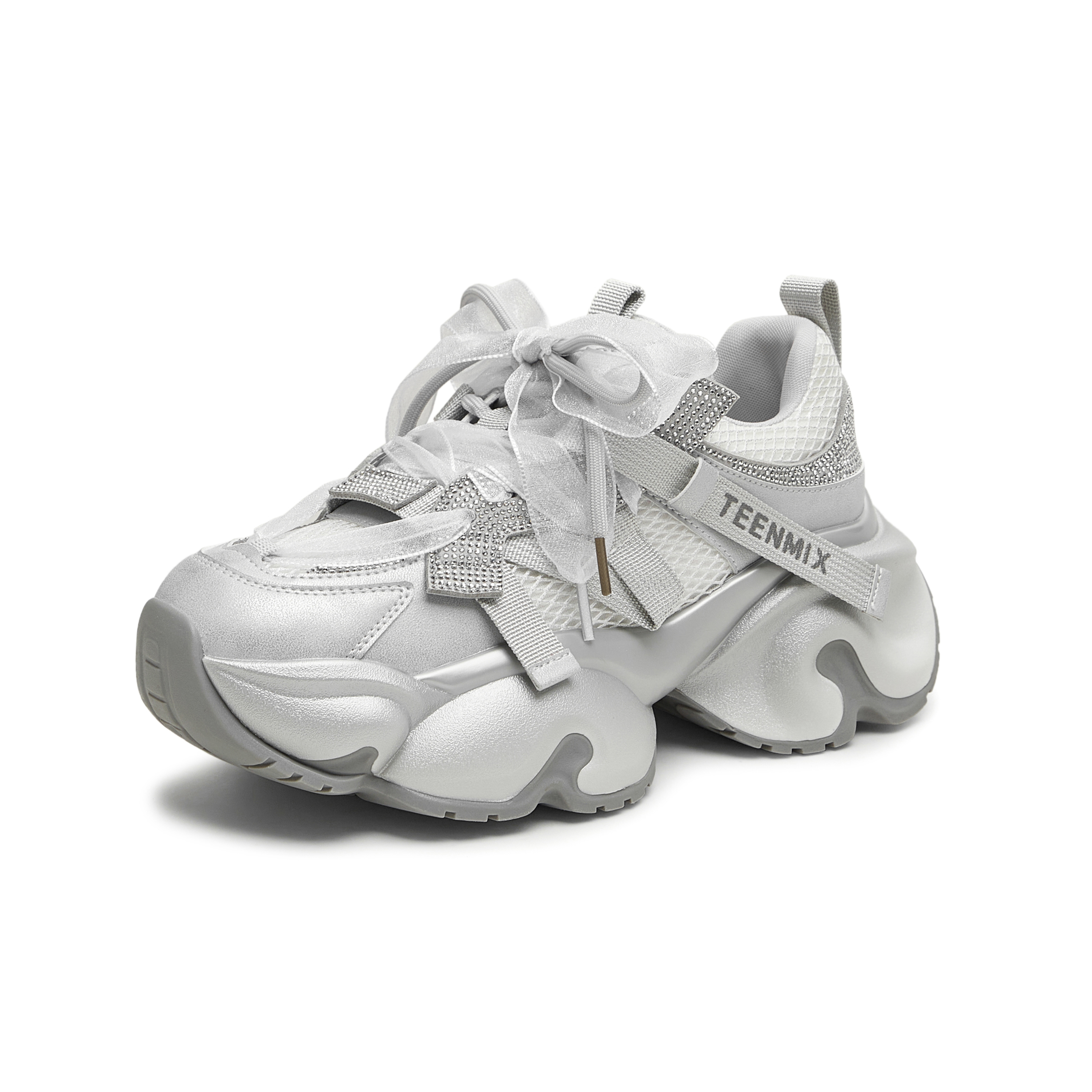 天美意2025秋新款时髦运动闲百搭老爹鞋女休闲鞋KD117CM5