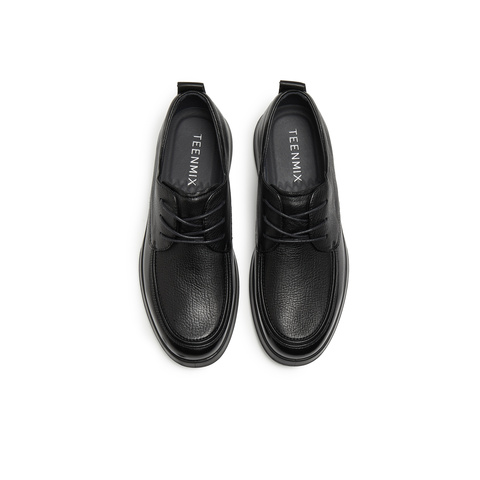 天美意2025秋新款商场同款复古系带通勤上班男休闲皮鞋3WR02CM5