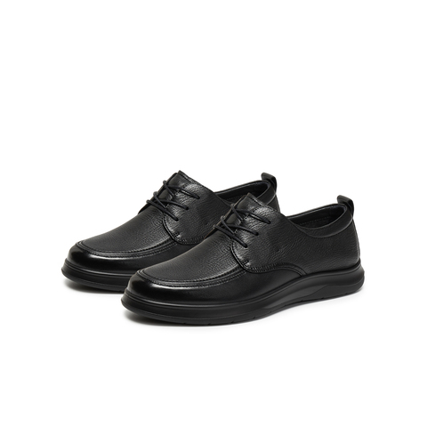 天美意2025秋新款商场同款复古系带通勤上班男休闲皮鞋3WR02CM5