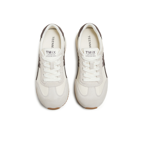 天美意2025秋新款复古百搭内增高阿甘德训鞋女休闲鞋KG114CM5