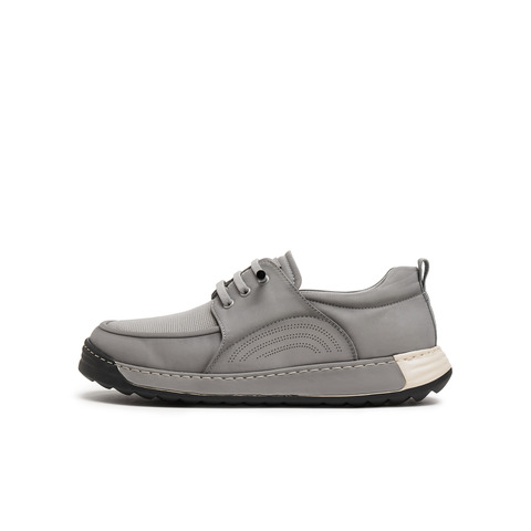 天美意2025夏新款商场同款简约舒适透气一脚蹬男布鞋3VH01BM5