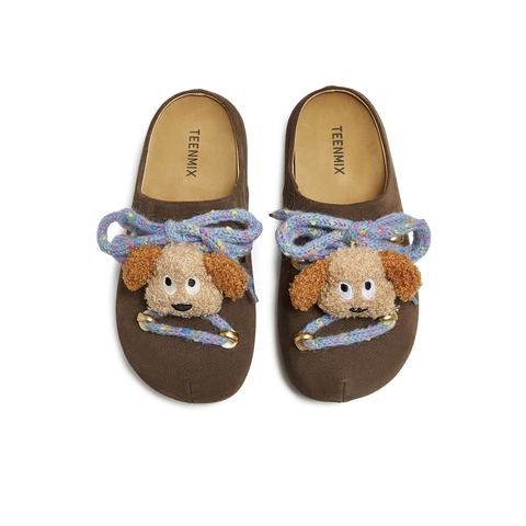 天美意2025秋新款厚底可爱卡通百搭勃肯鞋女包头拖鞋KK054CH5