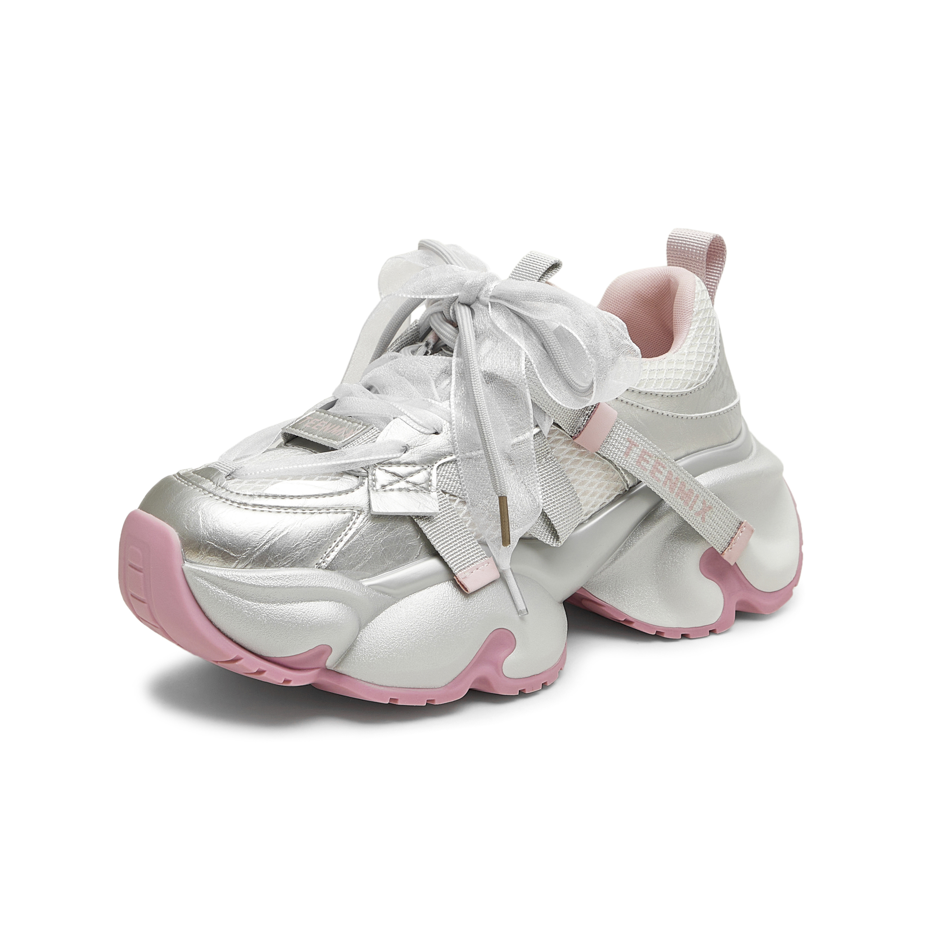 天美意2025秋新款时髦运动闲百搭老爹鞋女休闲鞋KD117CM5