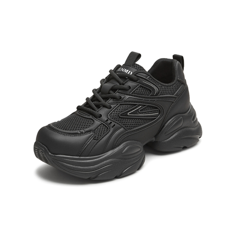 天美意2025秋新款厚底休闲系带百搭纯色潮流增高老爹鞋KD120CM5