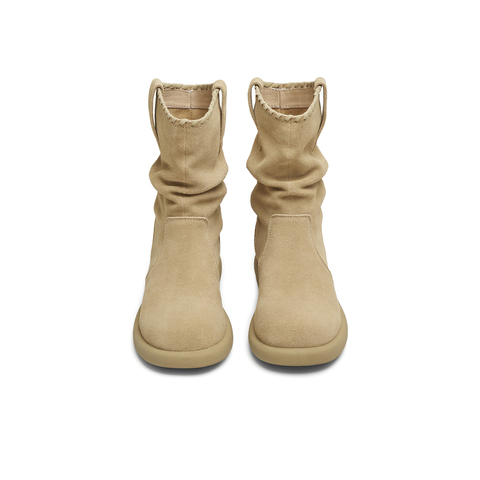 天美意2025冬新款商场同款休闲百搭靴子复古女时装靴BL751DZ5