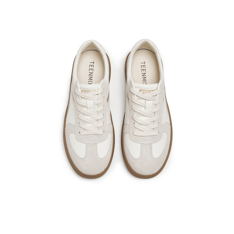 天美意2025秋新款商场同款百搭拼色户外潮流男阿甘鞋3WI01CM5