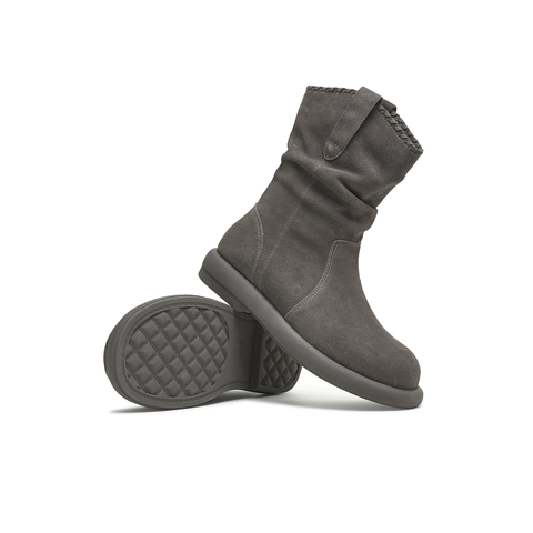 天美意2025冬新款商场同款休闲百搭靴子复古女时装靴BL751DZ5