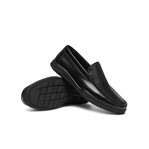 天美意2025秋新款商场同款复古一脚蹬上班男休闲皮鞋3WJ01CM5