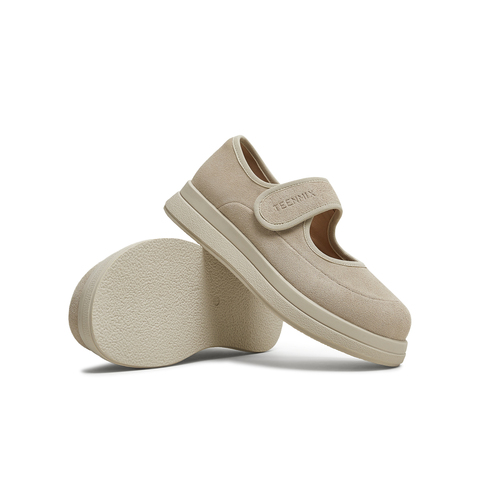 天美意2025秋新款厚底纯色百搭浅口时尚单鞋女玛丽珍鞋KQ030CM5