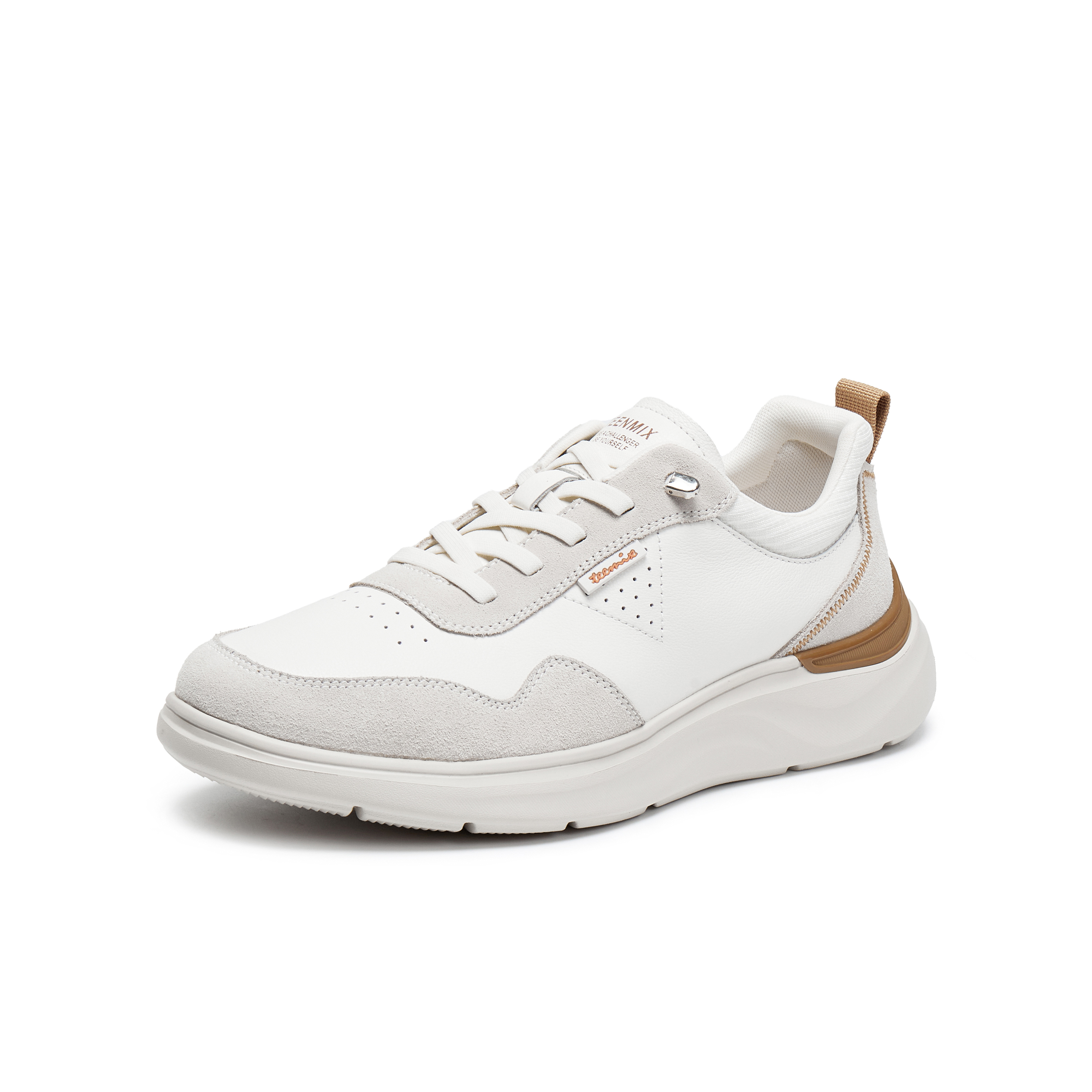 天美意2025秋新款商场同款运动厚底休闲鞋男板鞋FCH08CM5