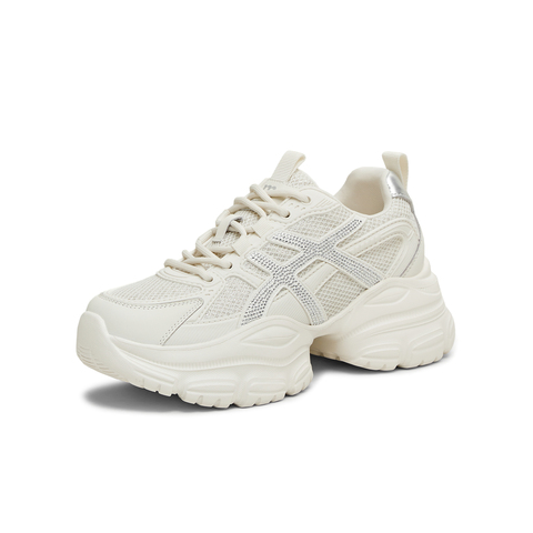 天美意2025秋新款商场同款厚底运动鞋百搭增高女老爹鞋BL113CM5