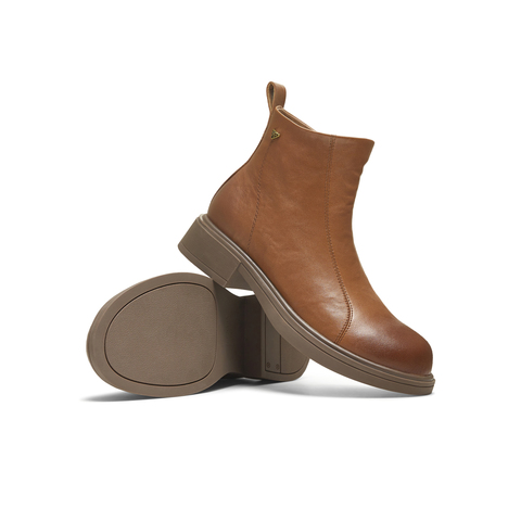 天美意2025冬新款商场同款厚底复古百搭短靴女时装靴BL661DD5