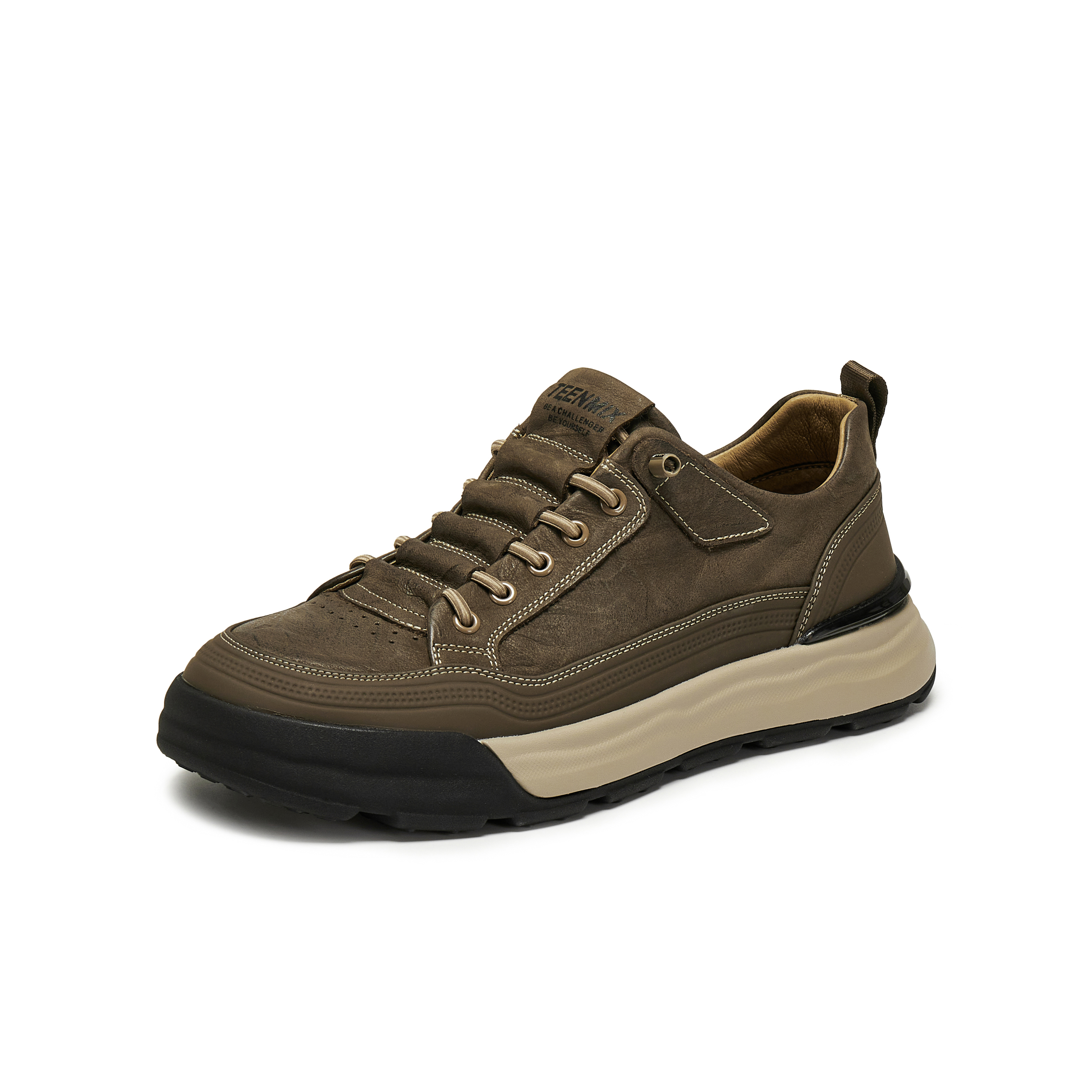 天美意2025秋新款商场同款英伦百搭一脚蹬休闲男工装鞋3WV01CM5