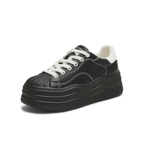 天美意2025秋新款商场同款厚底休闲运动百搭女板鞋BL921CM5