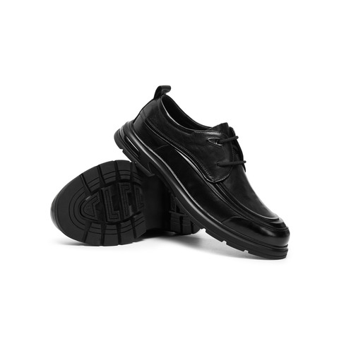 天美意2025秋新款商场同款通勤系带男休闲皮鞋3WU02CM5