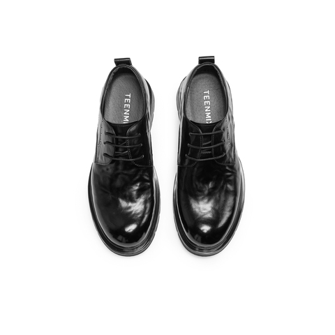 天美意2025冬新款商场同款复古商务正装休闲男皮鞋3XI01DM5