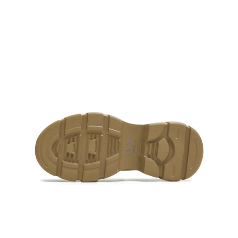 天美意2025秋新款厚底纯色百搭休闲复古小个子女乐福鞋KE070CM5