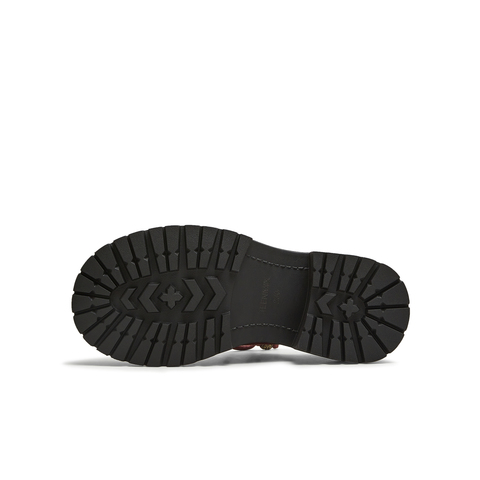 天美意2025秋新款大头牛津鞋复古英伦深口单鞋女皮鞋KY016CM5