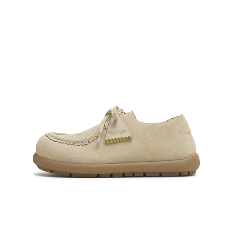 天美意2025秋新款商场同款休闲纯色百搭舒适女袋鼠鞋CER23CM5