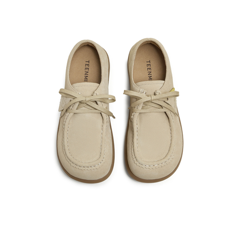 天美意2025秋新款商场同款休闲纯色百搭舒适女袋鼠鞋CER23CM5