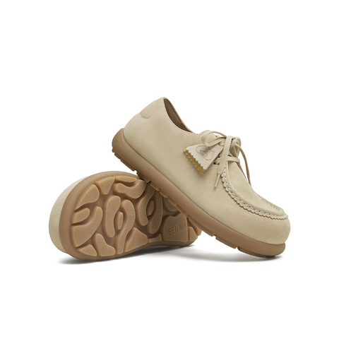 天美意2025秋新款商场同款休闲纯色百搭舒适女袋鼠鞋CER23CM5