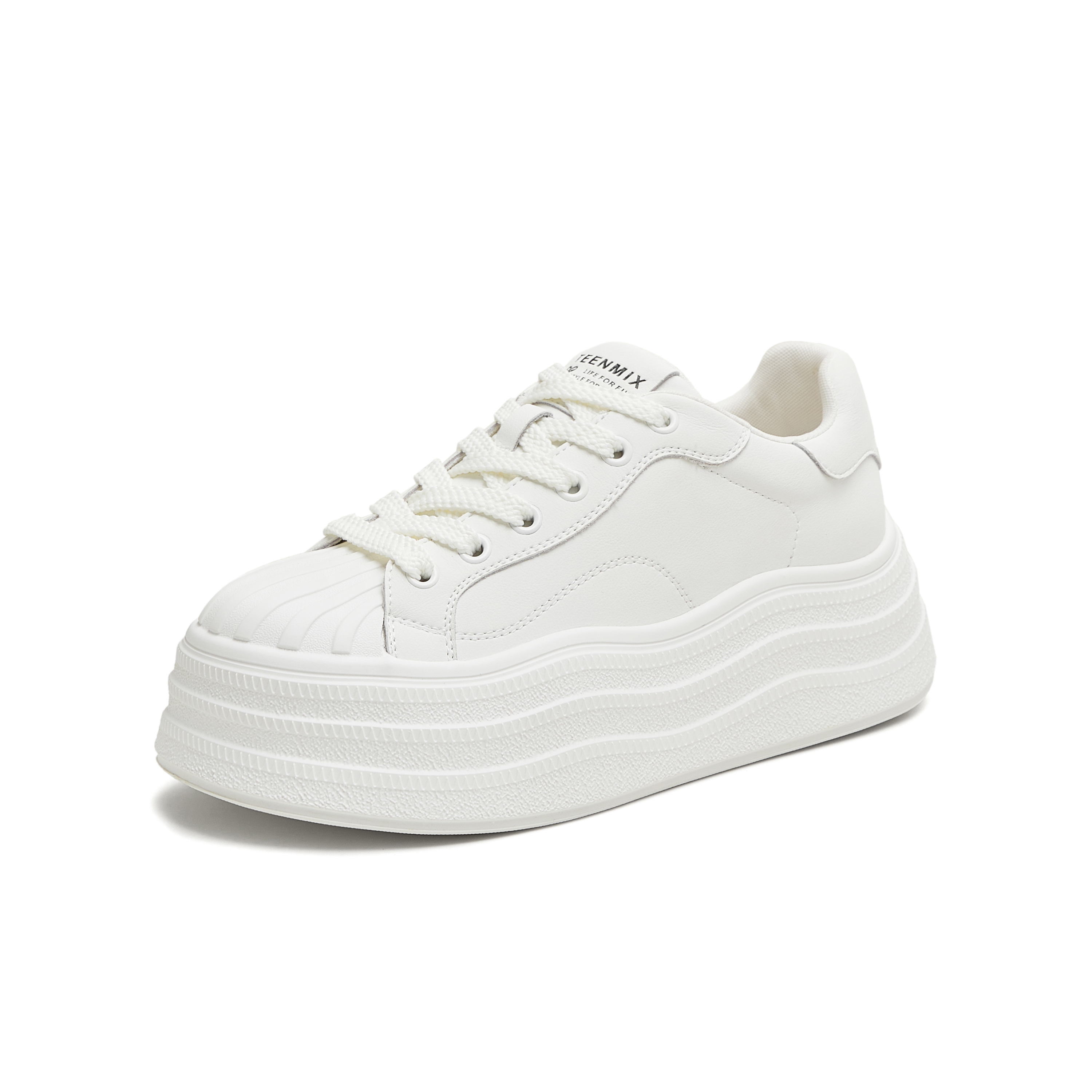 天美意2025秋新款商场同款厚底休闲运动百搭女板鞋BL921CM5