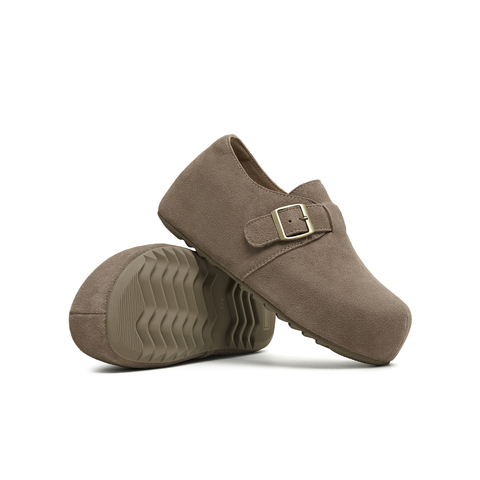 天美意2025秋新款潮流休闲百搭复古户外度假女勃肯鞋KK076CM5