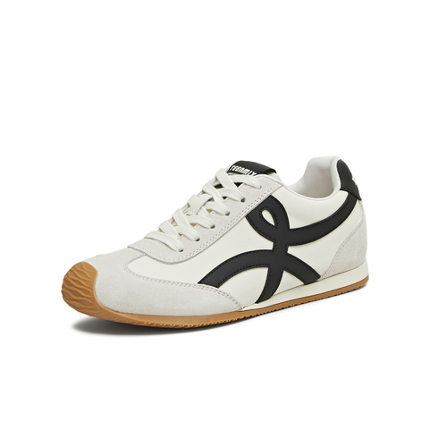 天美意2025冬新款休闲复古百搭内增高德训鞋女阿甘鞋KG096DM5