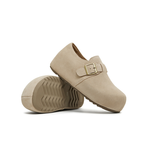 天美意2025秋新款潮流休闲百搭复古户外度假女勃肯鞋KK076CM5