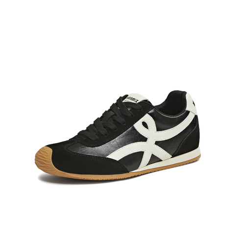 天美意2025冬新款休闲复古百搭内增高德训鞋女阿甘鞋KG096DM5