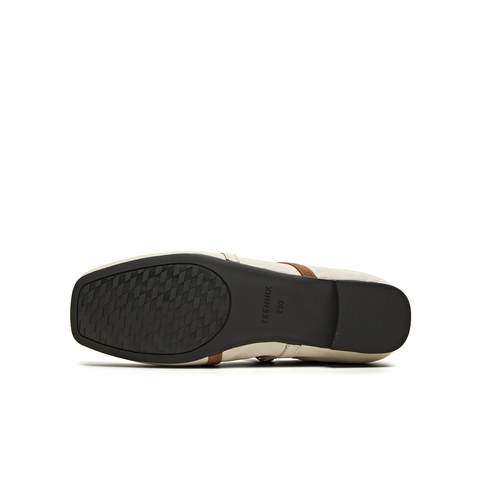 天美意2025秋新款芭蕾法式交叉带纯色复古女玛丽珍鞋KM080CQ5