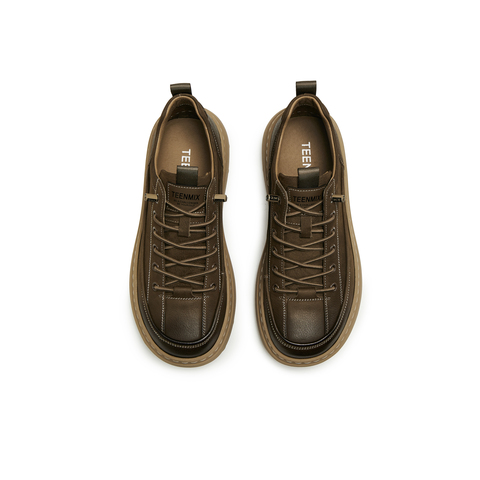 天美意2025冬新款商场同款休闲运动复古户外男工装鞋WCG01DD5