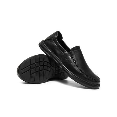 天美意2025秋新款商场同款复古一脚蹬通勤男休闲皮鞋3WM01CM5