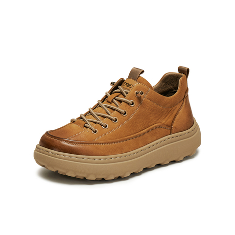 天美意2025冬新款商场同款休闲运动复古户外男工装鞋WCG01DD5