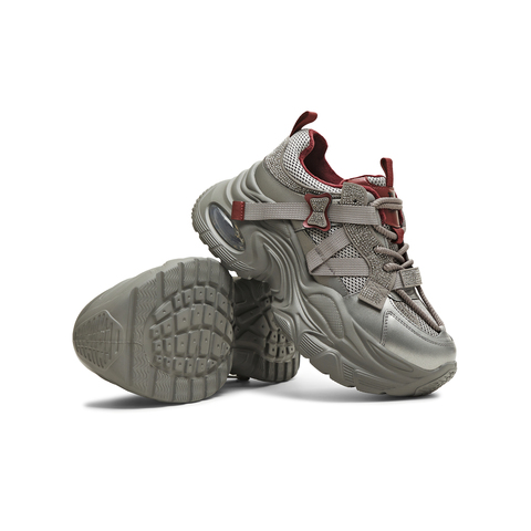 天美意2025冬新款商场同款厚底时尚水钻休闲鞋女老爹鞋BM181DM5