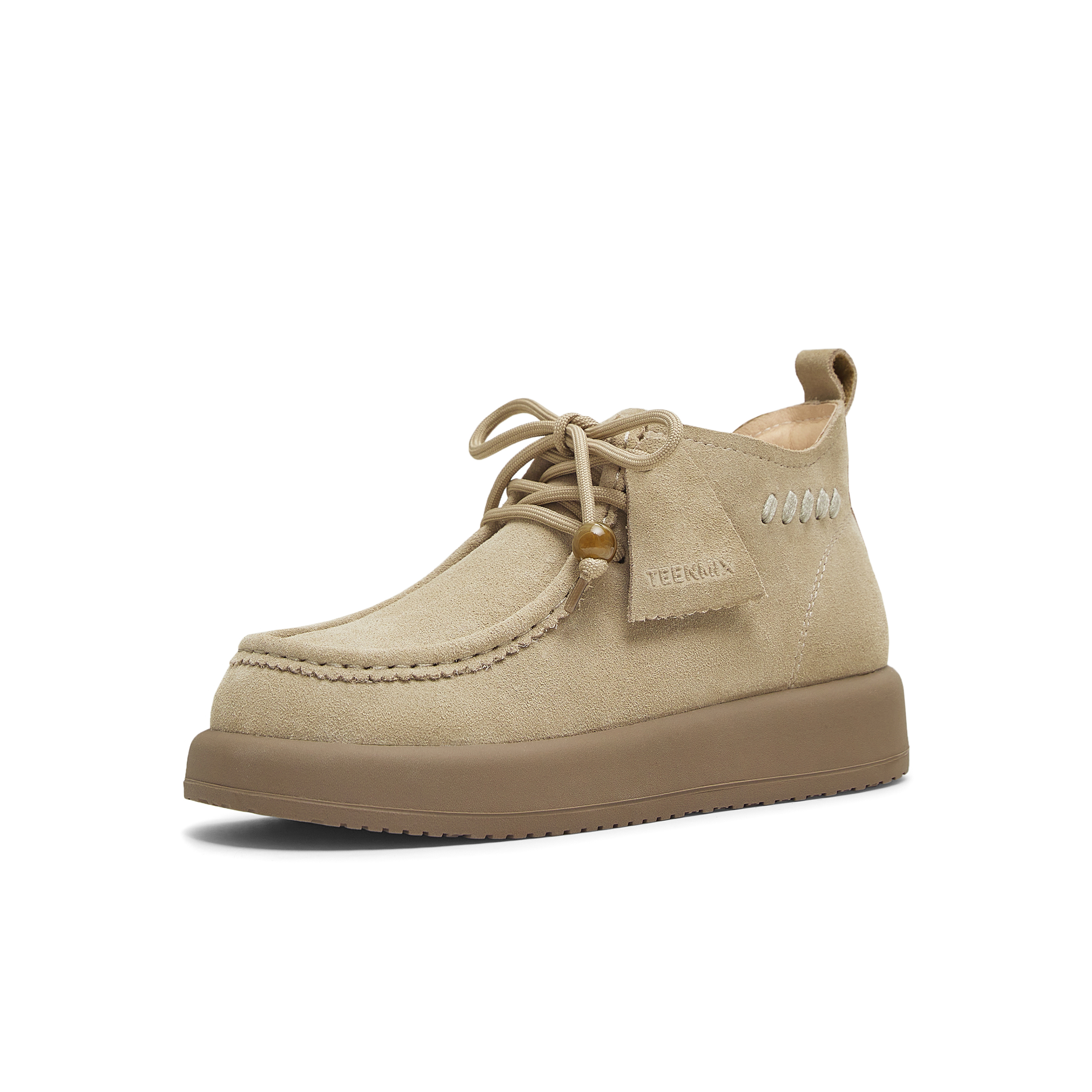 天美意2025冬新款商场同款袋鼠鞋高帮短靴复古女时装靴BL781DD5