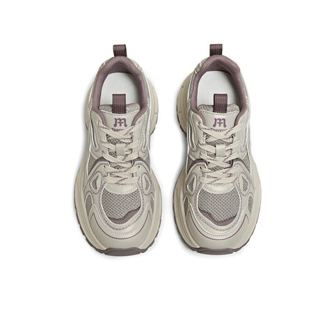 天美意2025冬新款商场同款厚底系带运动户外女老爹鞋BM191DM5