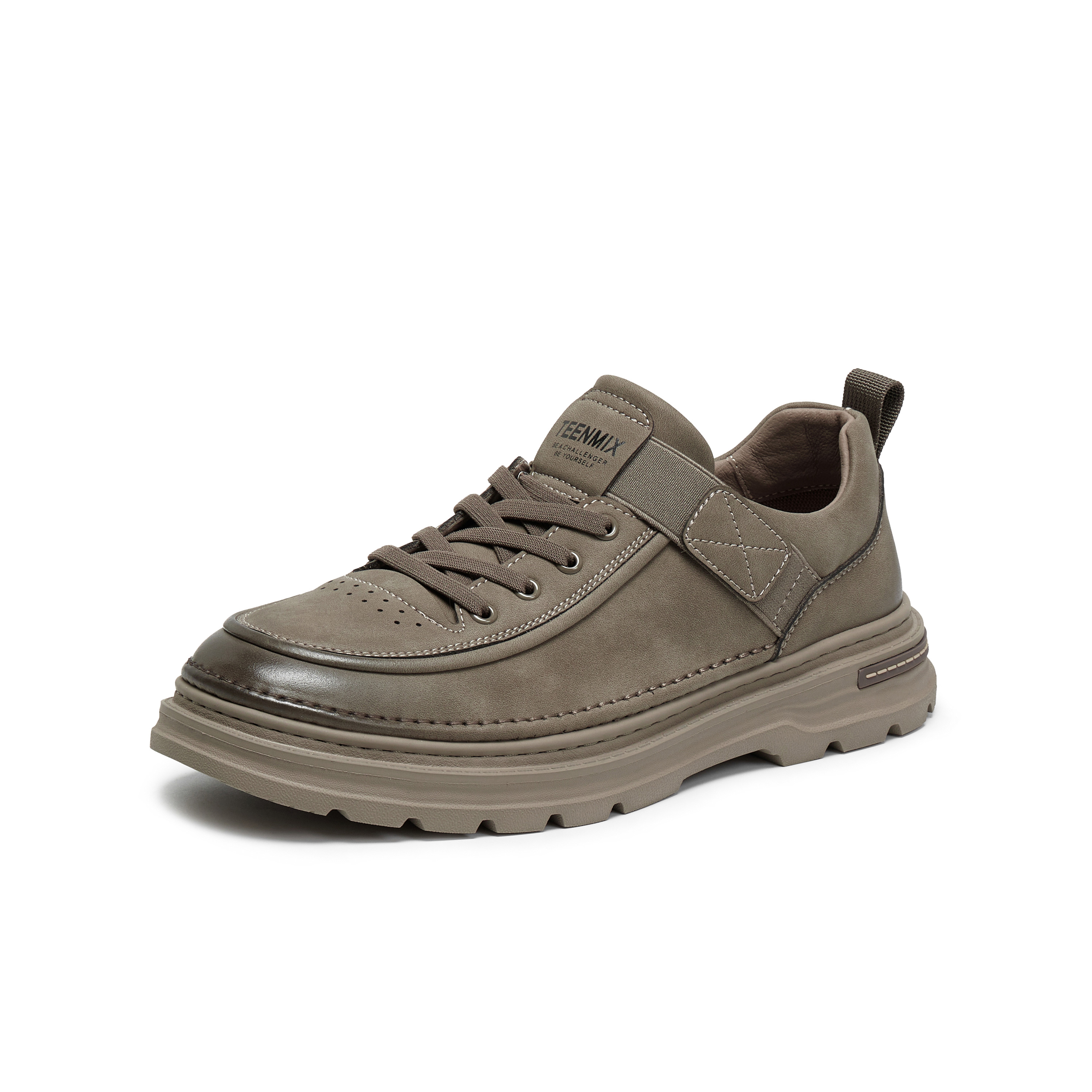 天美意2025冬新款商场同款厚底英伦休闲百搭男工装鞋3XN01DM5