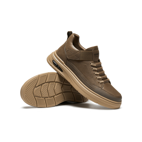 天美意2025冬新款商场同款英伦复古风工装鞋绑带男皮鞋3WX01DM5