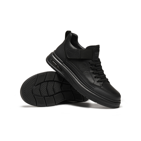 天美意2025冬新款商场同款英伦复古风工装鞋绑带男皮鞋3WX01DM5