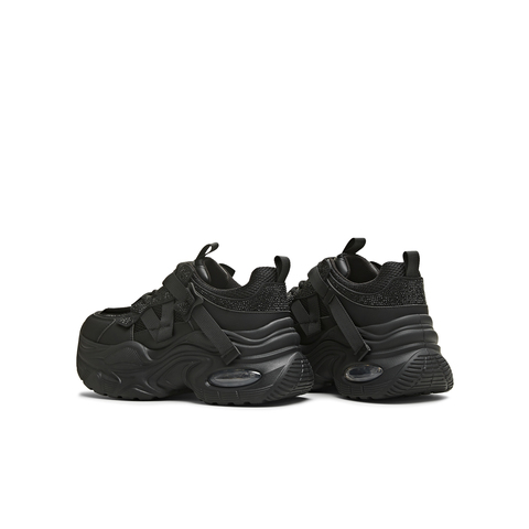 天美意2025冬新款商场同款厚底时尚水钻休闲鞋女老爹鞋BM181DM5