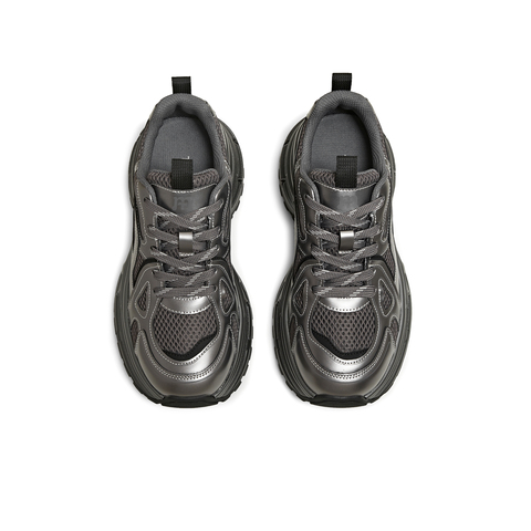 天美意2025冬新款商场同款厚底系带运动户外女老爹鞋BM191DM5